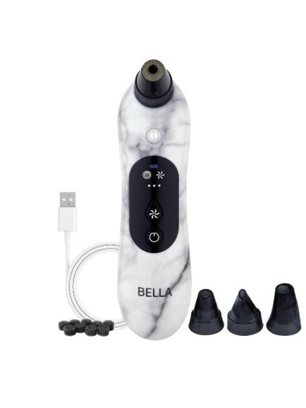 BELLA White Marble Microderm abrasion, poor extraction, nano mist open box works